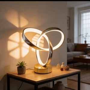 Aluminum Spiral Desk Lamp